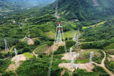 Đóng điện đường dây 500kV Monsoon – Thạnh Mỹ đoạn qua Việt Nam 