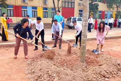 Huyện Phúc Thọ: các đơn vị tổ chức Tết trồng cây phải thiết thực, hiệu quả