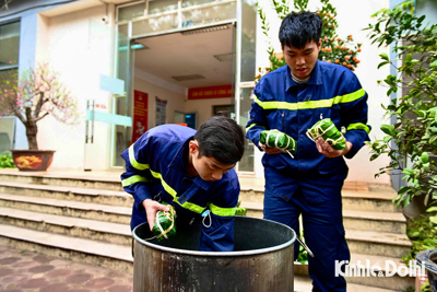 Những chiếc bánh chưng đặc biệt của cảnh sát PCCC