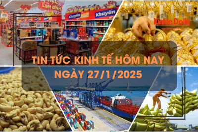 Tin tức kinh tế 27/1: nhu cầu mua sắm cận Tết tăng 200% 