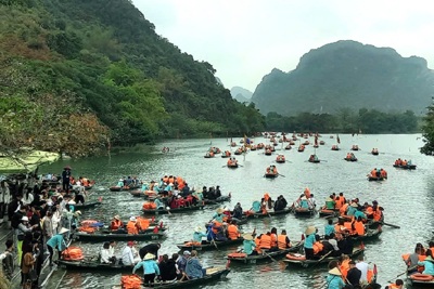 Ninh Bình: thu gần 1.000 tỷ đồng từ du lịch trong dịp Tết