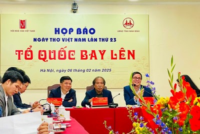 Ngày Thơ Việt Nam lần thứ 23 năm 2025 được tổ chức vào ngày 12/2