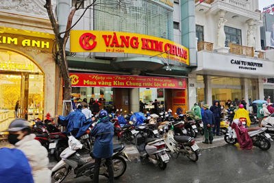 Thanh Hoá: lượng khách mua vàng ngày vía Thần Tài giảm nhẹ