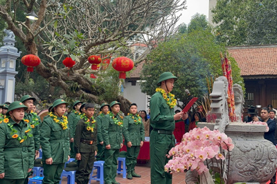 Thực hiện tốt chính sách hậu phương quân đội để tân binh yên tâm nhập ngũ