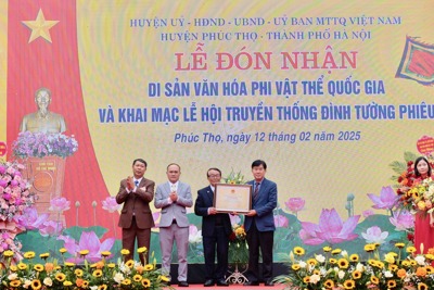 Vinh danh Lễ hội đình Tường Phiêu- Di sản văn hoá phi vật thể Quốc gia