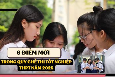 6 điểm mới trong Quy chế thi tốt nghiệp THPT năm 2025