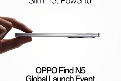 Oppo Find N5 sẽ là smartphone gập mỏng nhất thế giới