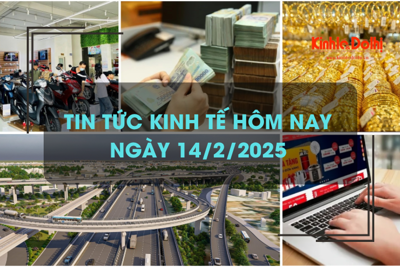 Tin tức kinh tế 14/2: giá vàng tăng mạnh vào ngày Lễ tình nhân