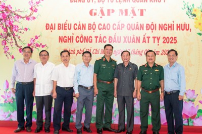 Gặp mặt cán bộ cao cấp quân đội nghỉ hưu, nghỉ công tác