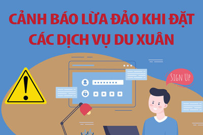 Cảnh báo mắc bẫy lừa đảo khi đặt các dịch vụ du xuân