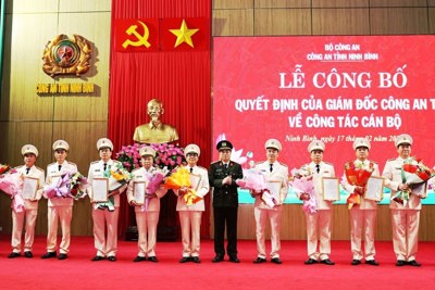 Công an Ninh Bình: 11 lãnh đạo cấp phòng xin nghỉ hưu trước tuổi