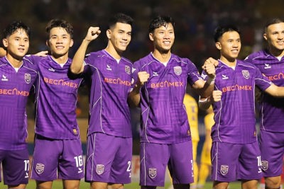 Vòng 14 V-League 2024-2025: SLNA thua B.Bình Dương, Hải Phòng đánh bại Hà Tĩnh