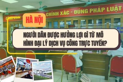 Người dân được hưởng lợi gì từ mô hình đại lý dịch vụ công trực tuyến?