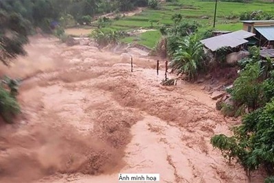 Nguy cơ lũ quét, sạt lở đất tại Đà Nẵng, Phú Yên và Đắk Lắk