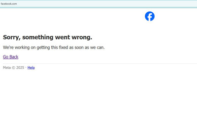 Người dùng không thể truy cập vào website Facebook