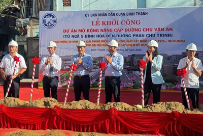 TP Hồ Chí Minh: Khởi công dự án nâng cấp, mở rộng đường Chu Văn An