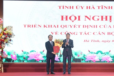 Hà Tĩnh có tân Bí thư Tỉnh ủy