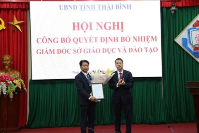 Thái Bình có tân Giám đốc Sở Giáo dục và Đào tạo