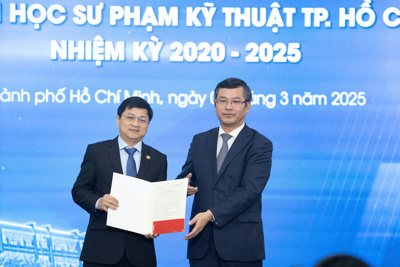 PGS.TS Lê Hiếu Giang là Hiệu trưởng Trường ĐH Sư phạm kĩ thuật