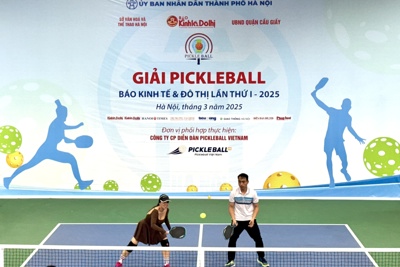 Ngày 12/3, bốc thăm Giải "Pickleball Báo Kinh tế & Đô thị lần thứ I-2025"