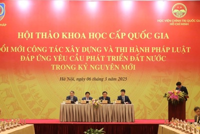 Đổi mới công tác xây dựng và thi hành pháp luật đáp ứng yêu cầu phát triển trong Kỷ nguyên mới