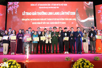 Tây Hồ: trao giải thưởng Linh Lang lần thứ XXIII Xuân Ất Tỵ 2025