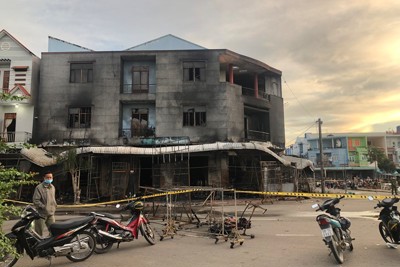 Kiên Giang: Cháy cửa hàng quần áo, 4 người trong gia đình tử vong