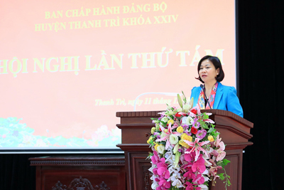Phó Bí thư Thường trực Thành ủy Nguyễn Thị Tuyến: Làm tốt công tác quy hoạch khi xây dựng huyện Thanh Trì thành quận