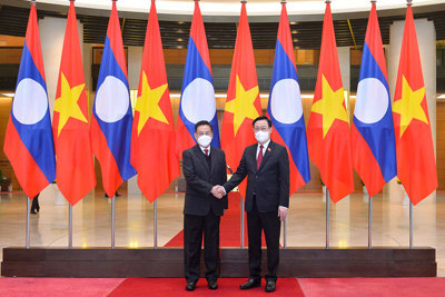 Tiếp tục củng cố và phát huy mối quan hệ hữu nghị vĩ đại Việt Nam-Lào