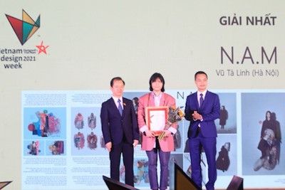 Nhà thiết kế Vũ Tá Linh đoạt giải Nhất cuộc thi “Designed by Viet Nam”
