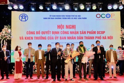 Hà Nội vinh danh 96 chủ thể với 424 sản phẩm OCOP tiêu biểu