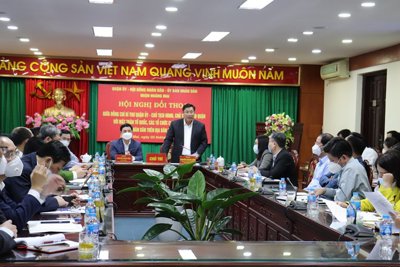 Lãnh đạo quận Hoàng Mai đối thoại, giải đáp nhiều vấn đề Nhân dân quan tâm