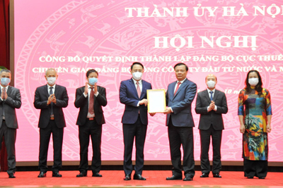 Nâng cấp Đảng bộ Cục Thuế TP thành Đảng bộ cấp trên cơ sở trực thuộc Thành ủy Hà Nội