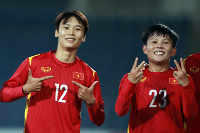ĐT nữ Việt Nam giành quyền dự VCK Asian Cup 2022 với tỉ số "khủng" 23-0