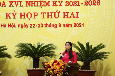 Chủ tịch Ủy ban MTTQ TP Nguyễn Lan Hương: Cử tri đồng tình với cách điều hành của TP trong phòng, chống dịch