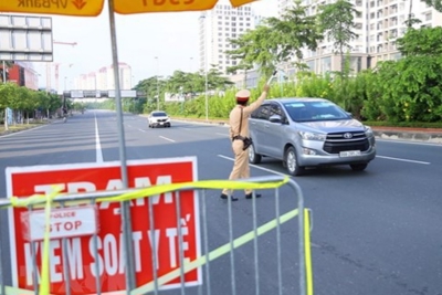 Hà Nội: Tại 22 chốt phòng dịch, kiểm soát hơn 23.000 lượt người ra vào nội đô