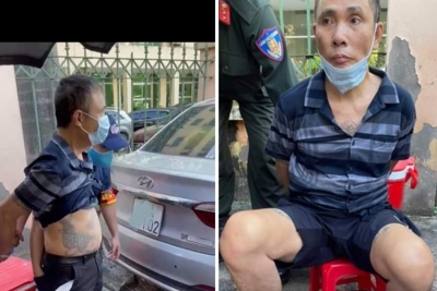 Hà Nội: Bắt giữ đối tượng 5 tiền án "găm" ma tuý hòng thông chốt 141