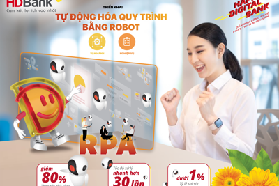 HDBank tự động hóa quy trình bằng Robot với công nghệ RPA