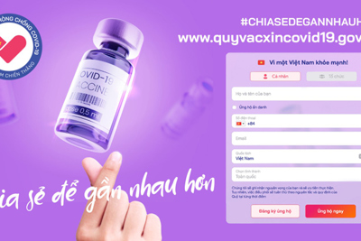 Sáng kiến lập Quỹ Vaccine của Việt Nam là ý tưởng nhân văn