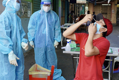 TP Hồ Chí Minh: Xét nghiệm SARS-CoV-2  theo cấp độ dịch tại các địa phương