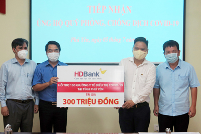 HDBank tặng 100 giường y tế cho tỉnh Phú Yên