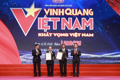 Chương trình “Vinh quang Việt Nam” vinh danh 9 tập thể, cá nhân tiêu biểu trong lao động, cống hiến