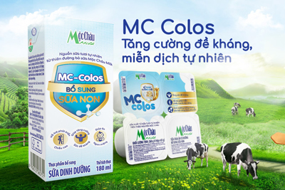 Bộ đôi sản phẩm dinh dưỡng bổ sung sữa non MC Colos: Tăng cường miễn dịch tự nhiên cho trẻ