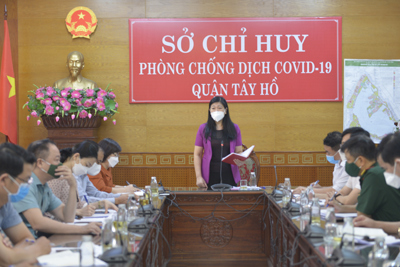 Chủ tịch Ủy ban MTTQ Việt Nam TP Nguyễn Lan Hương: Cần đánh giá thực chất công tác phòng, dịch tại cơ sở