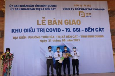 Tập đoàn Quang Phúc cải tạo nhà máy thành bệnh viện điều trị Covid-19 tặng tỉnh Bình Dương