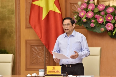 Thủ tướng Phạm Minh Chính chủ trì hội nghị bàn giải pháp hỗ trợ cho doanh nghiệp trong bối cảnh dịch Covid-19