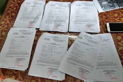 Hà Nội: Phát hiện lái xe sử dụng 10 giấy đi đường ký khống
