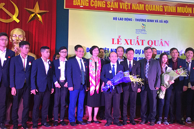 Đoàn Việt Nam xuất quân tham dự thi tay nghề thế giới