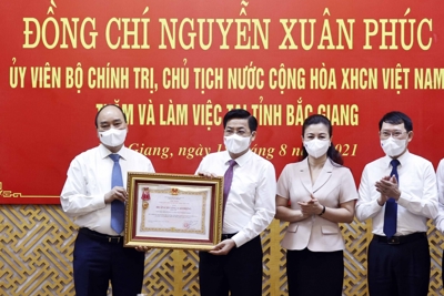Tỉnh Bắc Giang được Chủ tịch nước tặng Huân chương vì thành tích chống dịch Covid-19