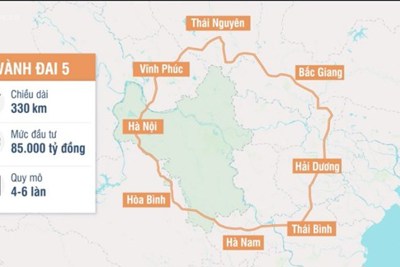 Thái Nguyên nghiên cứu nguồn vốn triển khai đường Vành đai 5 nối với Hà Nội
